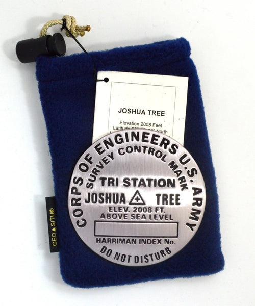 Joshua Tree, Joshua Tree National Park, California benchmark paperweight Geo-Situ