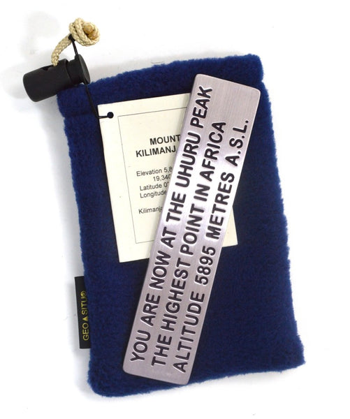 Mt. Kilimanjaro summit sign paperweight Geo-Situ