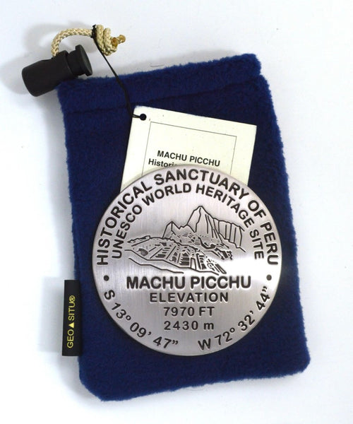 Machu Picchu, Peru benchmark paperweight Geo-Situ