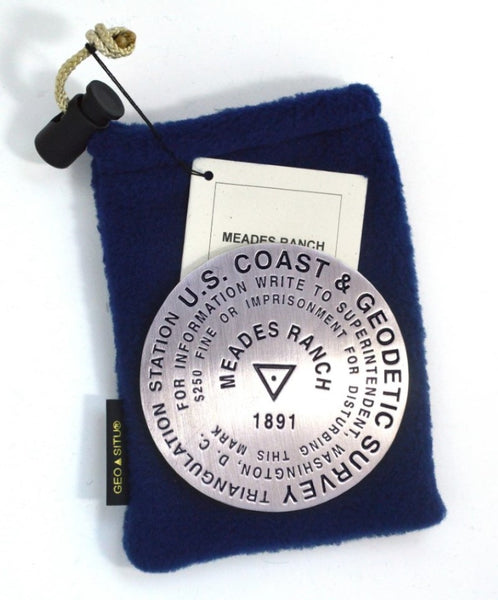 Triangulation Station benchmark paperweight Geo-Situ