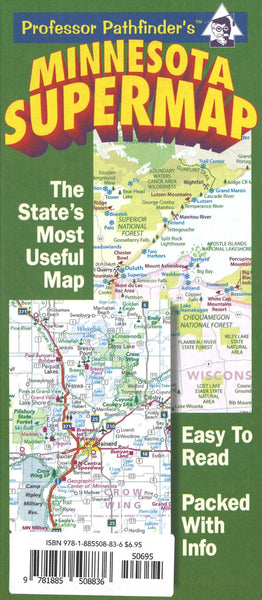 Minnesota Supermap Professor Pathfinder - Paper Hedberg Maps