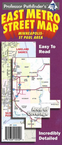 East metro street map : Minneapolis-St Paul area Hedberg Maps
