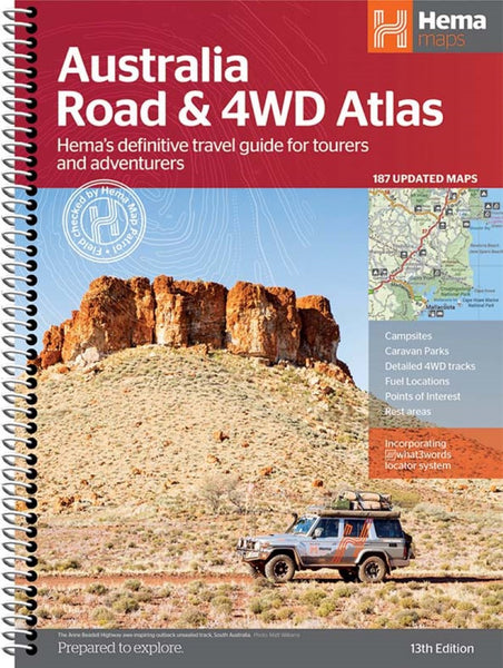 Australia, Easy Read Road and 4WD Atlas Hema Maps