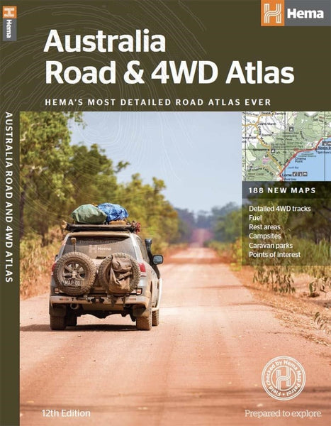 Australia Road & 4WD Atlas (Perfect Bound) - 252 x 345mm Hema Maps