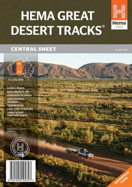 Hema great desert tracks : central sheet : 7th edition Hema Maps