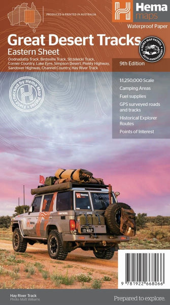 Australia, Eastern, Great Desert Tracks Hema Maps
