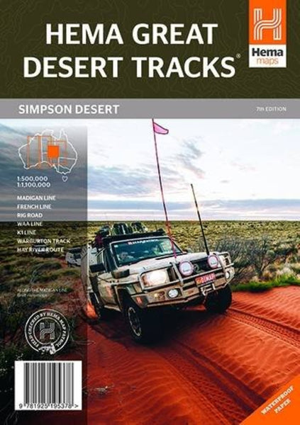 Hema great desert tracks : Simpson Desert : 7th edition Hema Maps