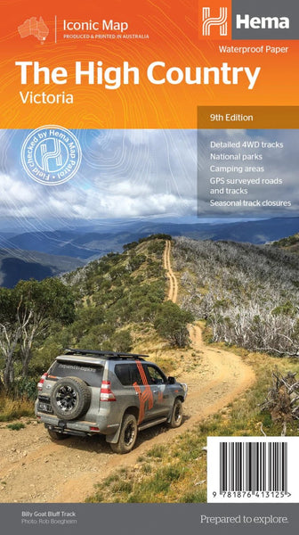 The High Country Victoria Map Hema Maps