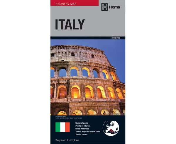 Italy Road Map Hema Maps
