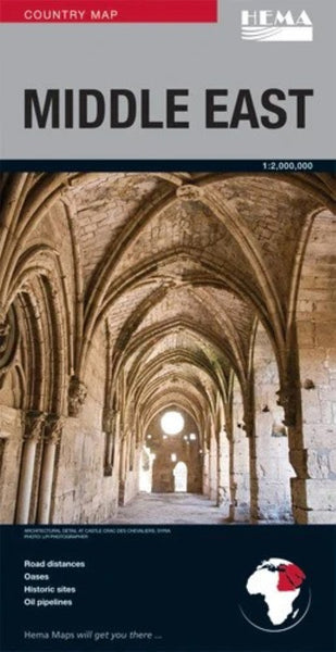 Middle East : country map Hema Maps