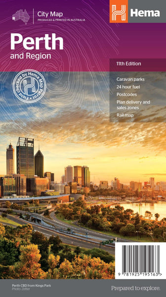 Perth and Region City Map Hema Maps