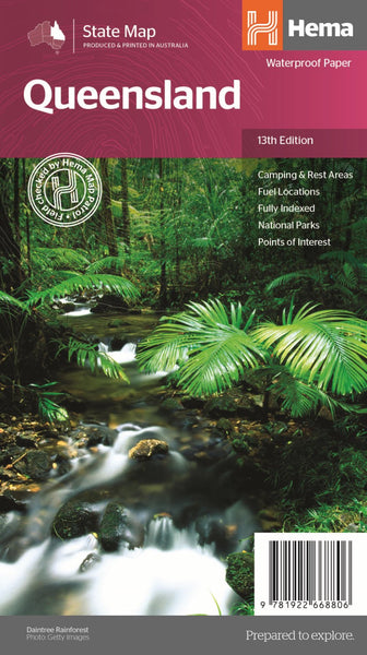 Queensland State Map Hema Maps