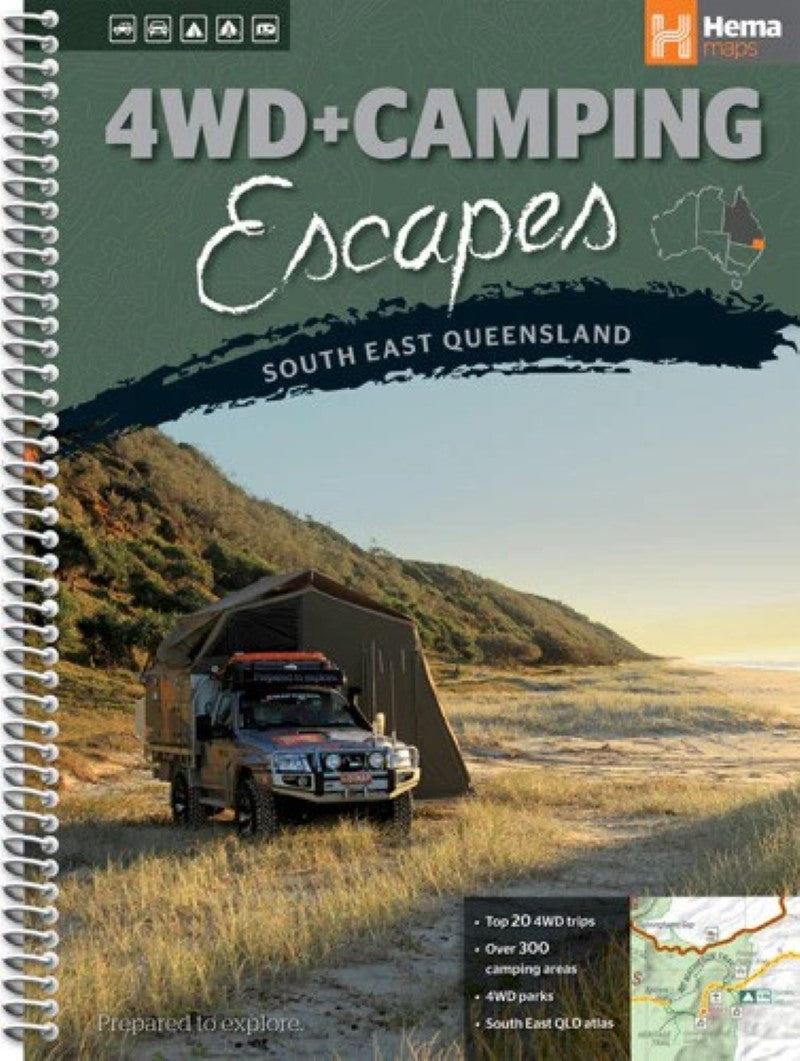 4wd + camping escapes : south east Queensland | Map Geek.com