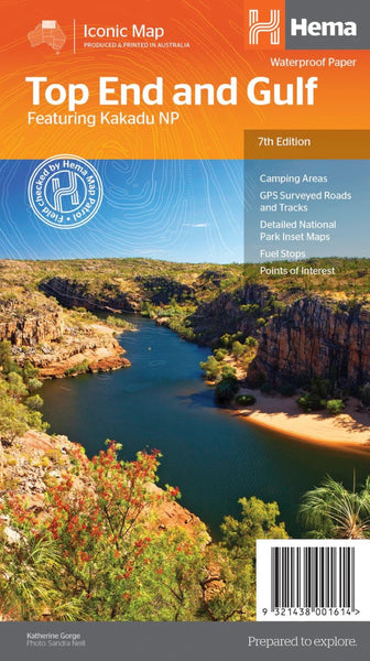 Top End and Gulf Map Hema Maps
