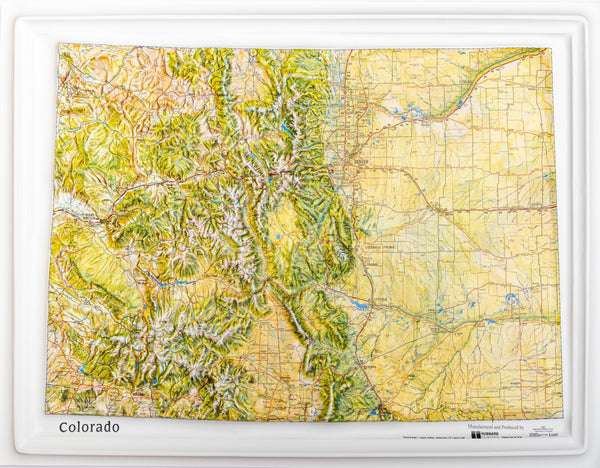 Colorado Raised Relief Map Hubbard Scientific