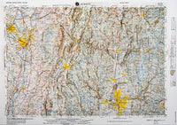 Albany, New York (NK 18-6) Raised Relief Map by Hubbard Scientific