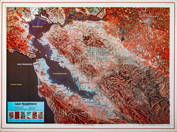 San Francisco Bay Raised Relief Map Hubbard Scientific