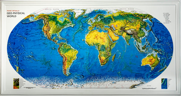 World Raised Relief Map Hubbard Scientific
