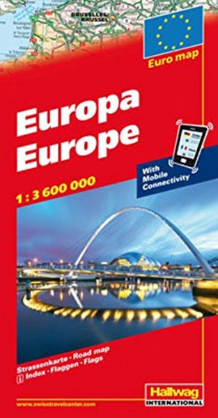 Europa : Euro map = Europe Hallwag Kummerly Frey AG