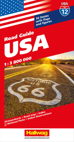 United States Road Guide #12 Hallwag Kummerly Frey AG