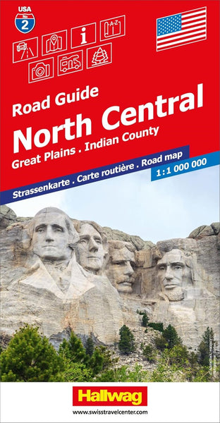 Road Guide : North Central : Great Plains : Indian Country Hallwag Kummerly Frey AG