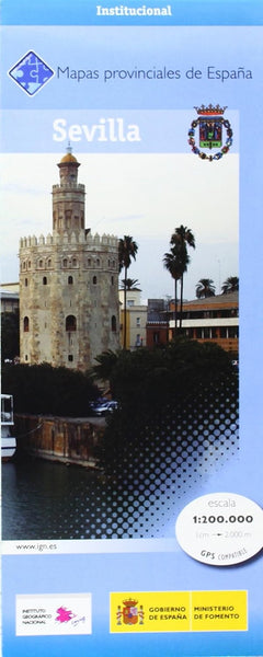 SEVILLA, SPAIN City Map Instituto Geográfico Nacional (Spain)