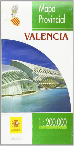 Valencia Mapa Provincial Instituto Geográfico Nacional (Spain)