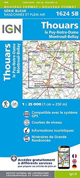 Thouars / Le Puy-Notre-Dame / Montreuil-Bellay Institut Geographique National