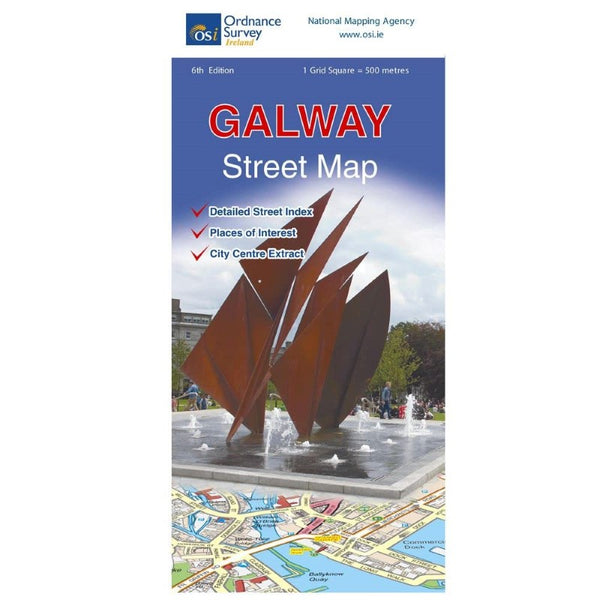 Galway, Ireland City Map Ordnance Survey (Ireland)