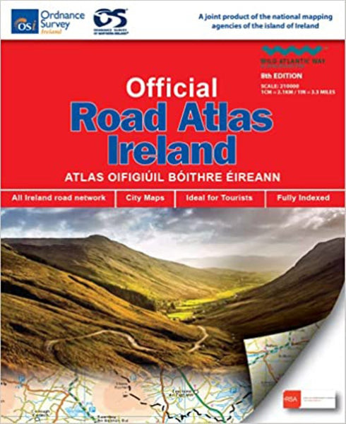 Official Ireland Road Atlas Ordnance Survey (Ireland)