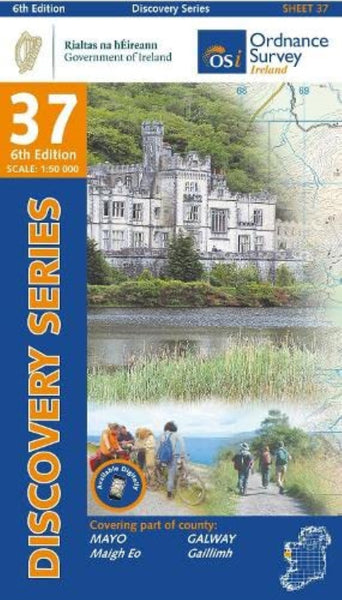 Mayo (Southwest), Galway Map, Ireland Discovery Series #37 Ordnance Survey (Ireland)