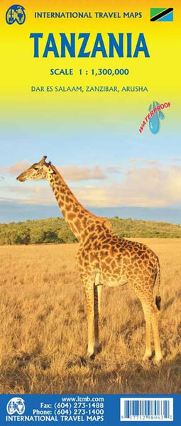 Tanzania Travel Map International Travel Maps