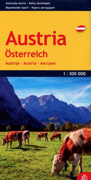 Austria = Österreich Road Map Jana Seta
