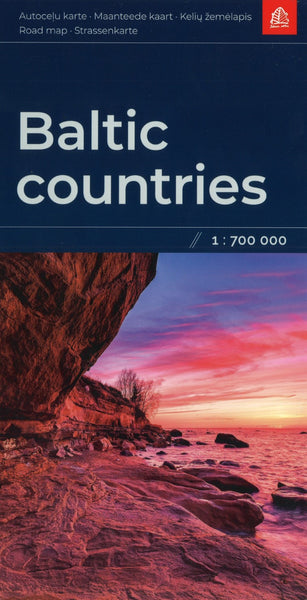 Baltic Countries 1:700 000 Road map Jana Seta