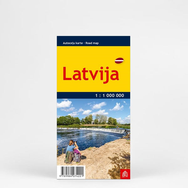 Latvija 1:1 000 000 Pocket Road map Jana Seta