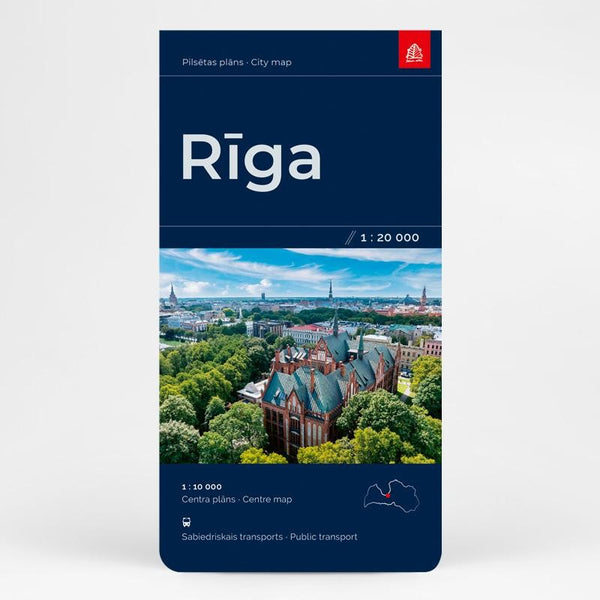 R?ga. Pils?tas pl?ns - Riga, Latvia City Plan Jana Seta