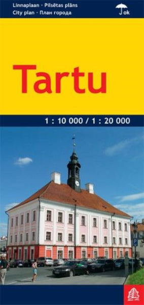 Tartu 1:20 000/ 1:10 000 laminated Jana Seta