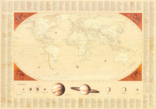 Atlas of true names : etymological map : World - Flat Kalimedia