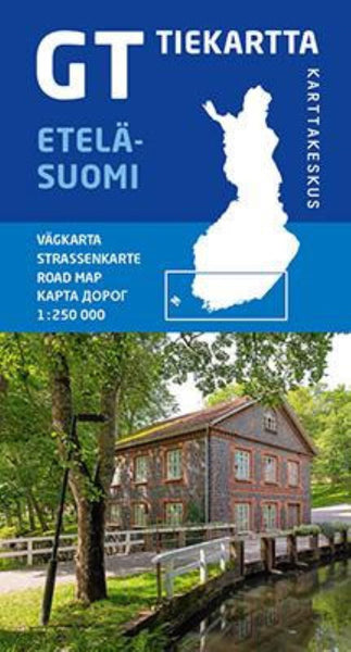 Finland South Karttakeskus Road Map Karttakeskus Oy
