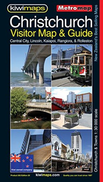 Christchurch Visitor & Tourist Kiwi Maps