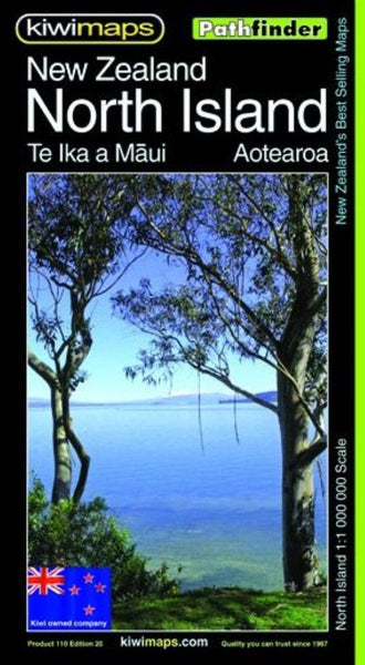 North Island NZ Pathfinder Map Kiwi Maps
