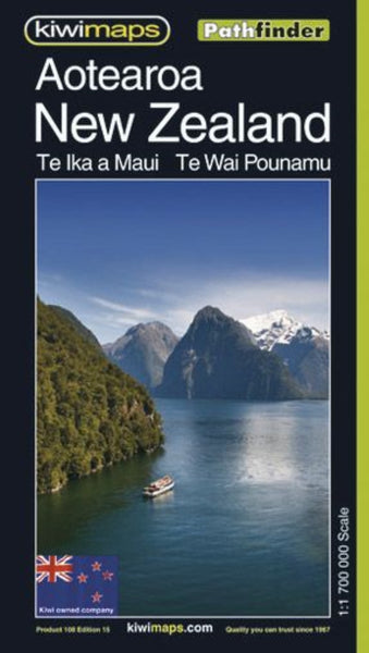 Aotearoa : New Zealand : Te Ika a Maui : Te Wai Pounamu Kiwi Maps