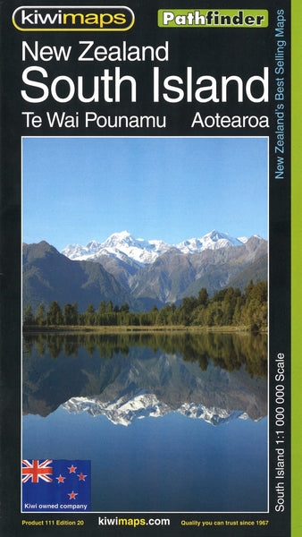 South Island NZ Pathfinder Map Kiwi Maps