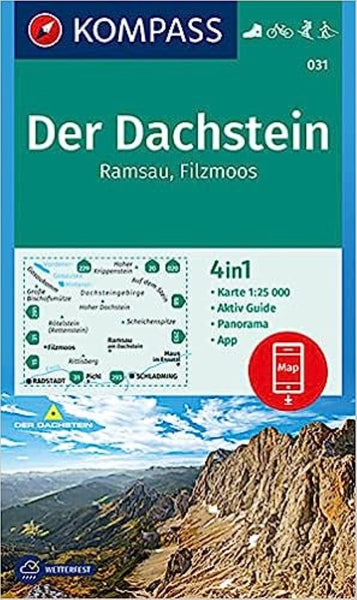 Ramsau - Dachstein Hiking Map Kompass