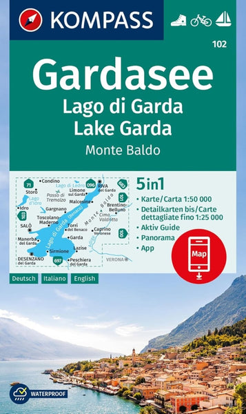 Lake Garda Hiking Map Kompass