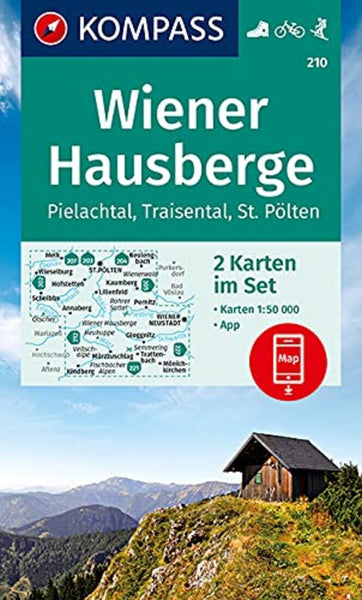 Wiener Hausberge / Pielachtal / Traisental /St. Pölten 2-Set Kompass