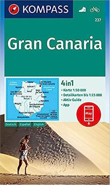Gran Canaria Hiking Map Kompass