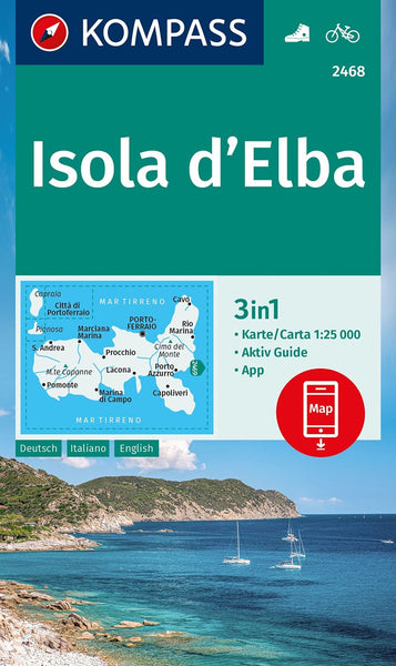 Isola d'Elba Hiking Map Kompass