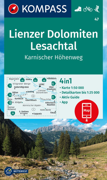 Lienzer Dolomiten - Lesachtal - Karnischer Hohenweg Kompass