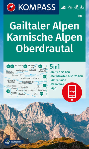 Gailtaler Alpen Karnische Alpen Oberdrautal Kompass
